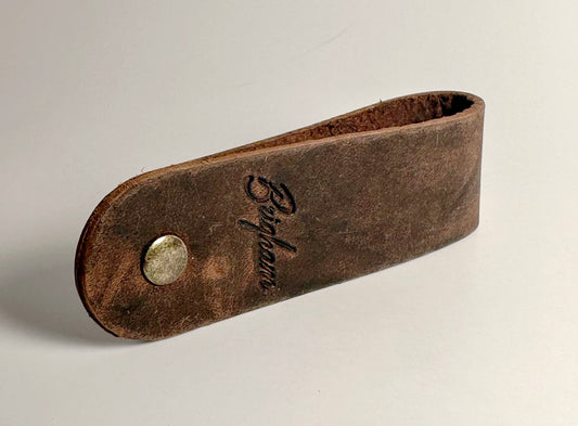 Brigham Leather Pipe Stand - Vintage