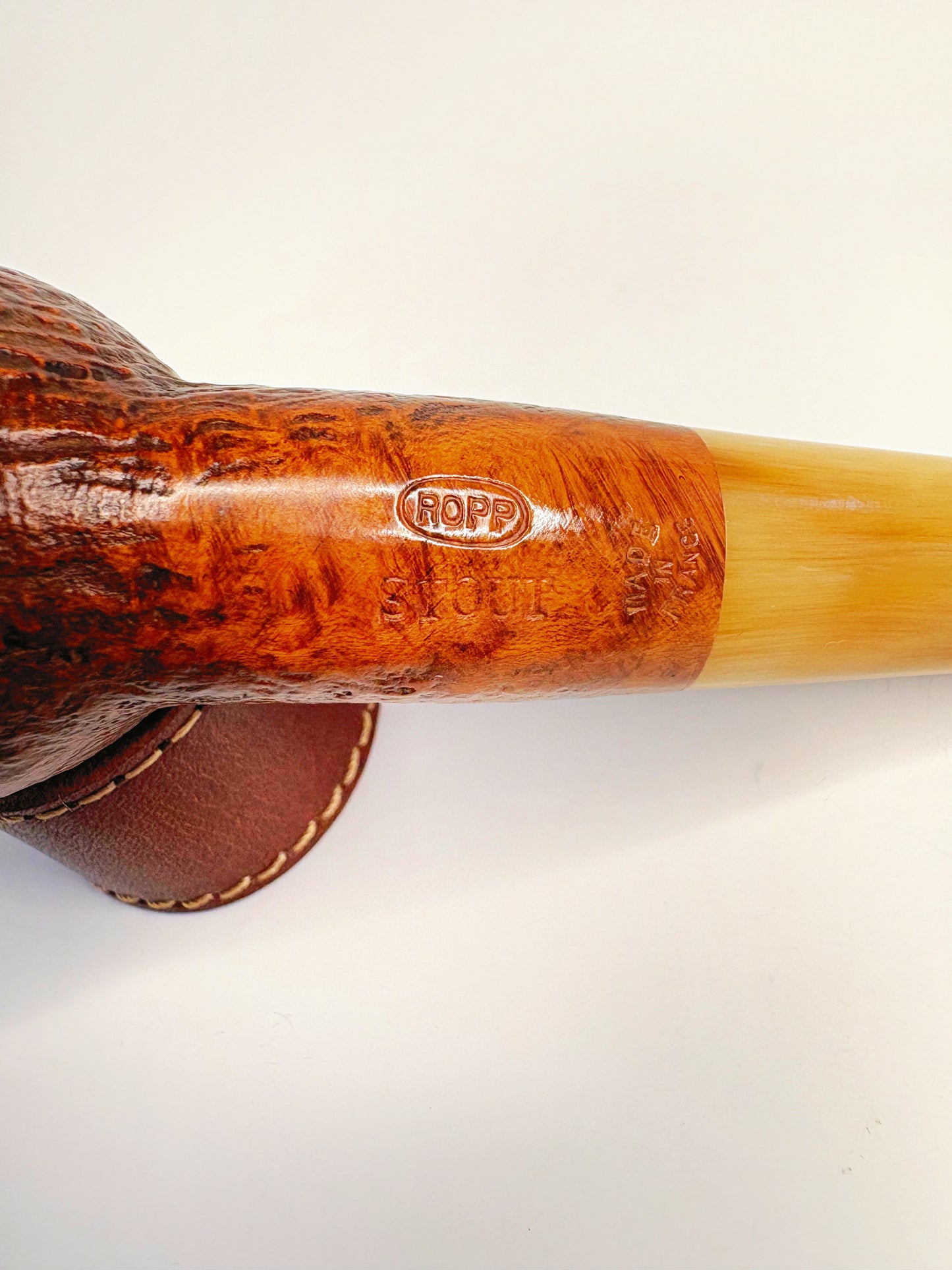 Ropp Stout Horn Stem French Estate Pipe