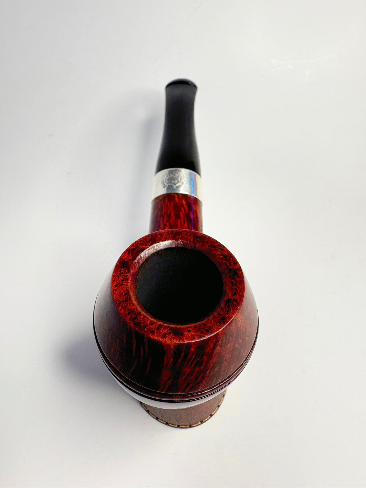 Peterson Sherlock Holmes Deerstalker Silver Band Pipe