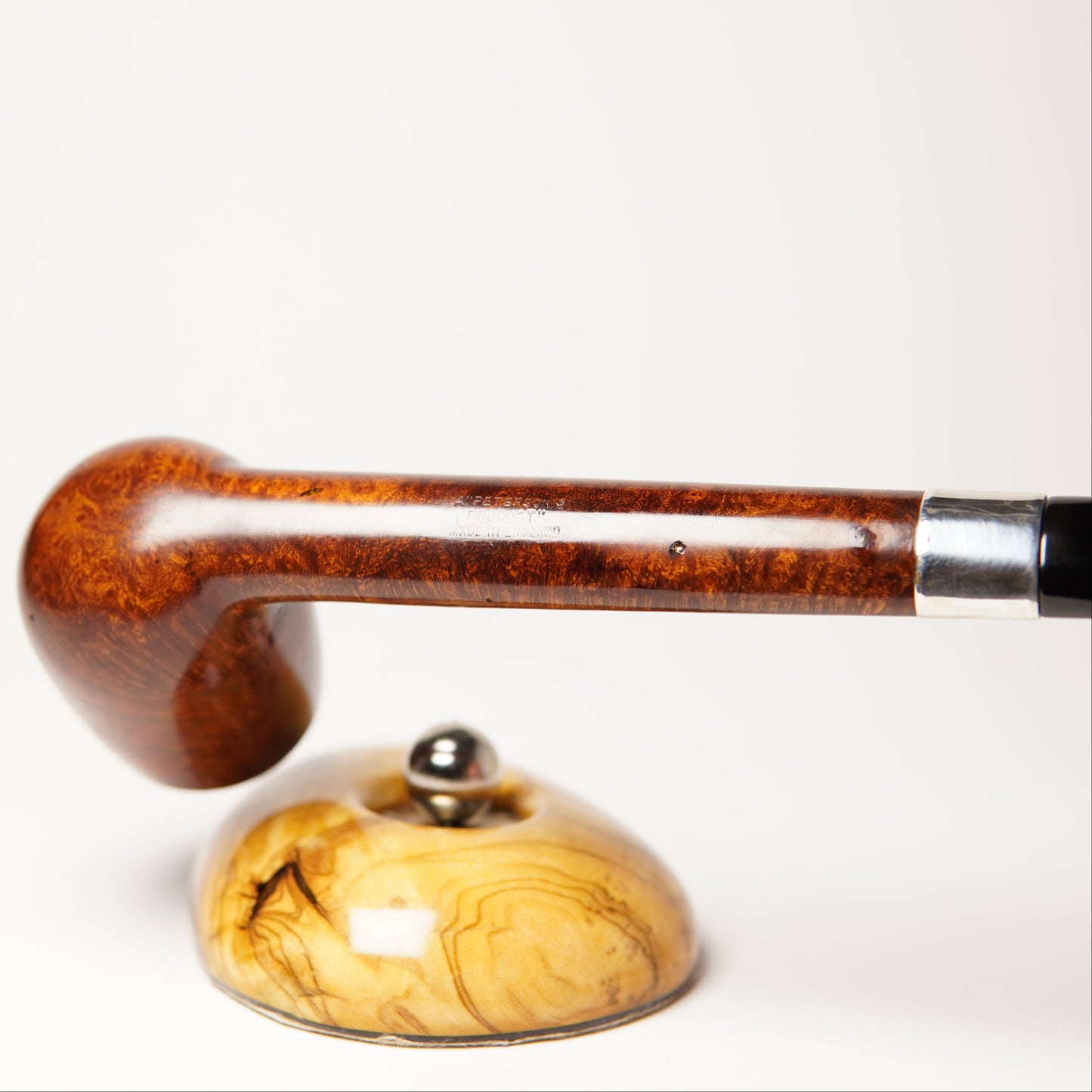 Peterson London Made Silver Band Billiard (50's-60's) pipe