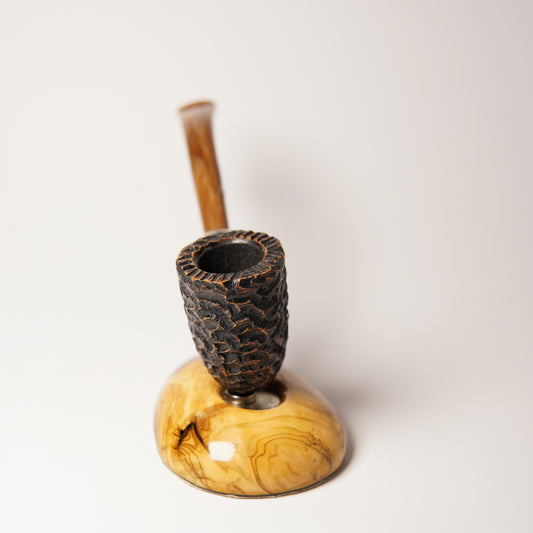 Peterson Derry Rusticated 128 Fishtail Pipe