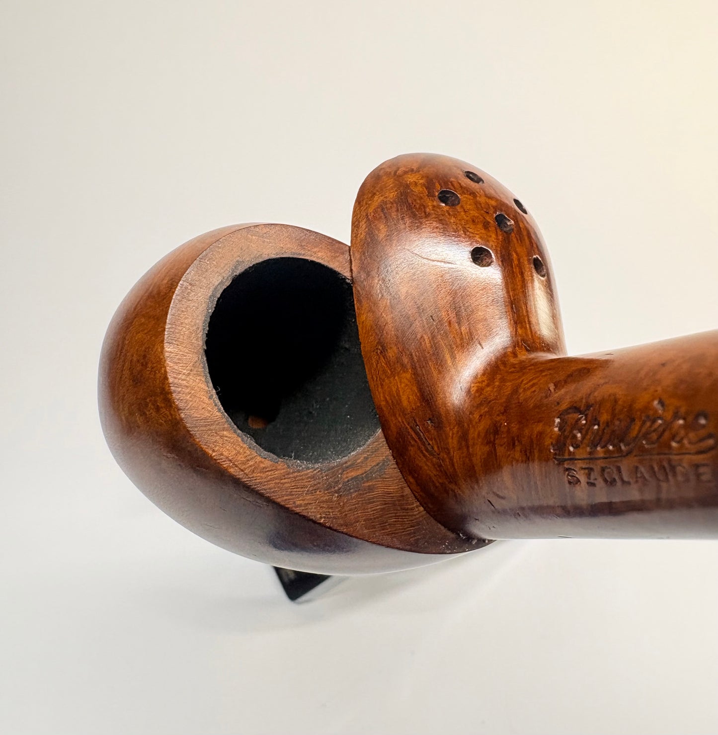 NOS/Unsmoked Genod Wind Cap Bent (Saint-Claude) Pipe