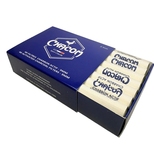 Chacom 9mm Activated Charcoal Filters (40-pack)