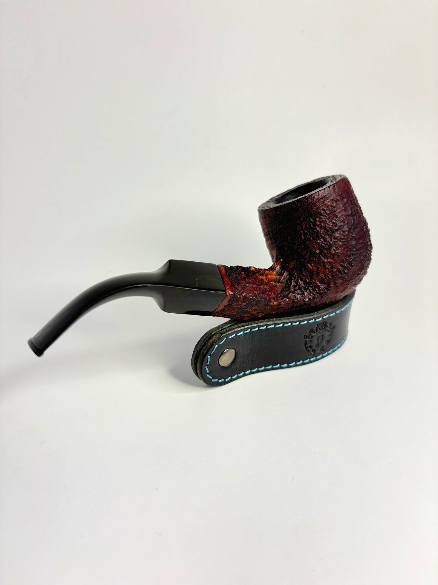 Sasieni Four Dot “Ruff Root Dark” Shape 5 English Estate Pipe