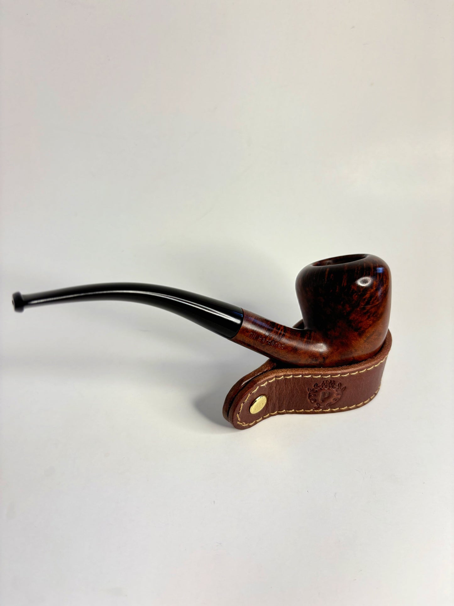 Jarl “Oil Hardened” Bent Billiard Danish Estate Pipe