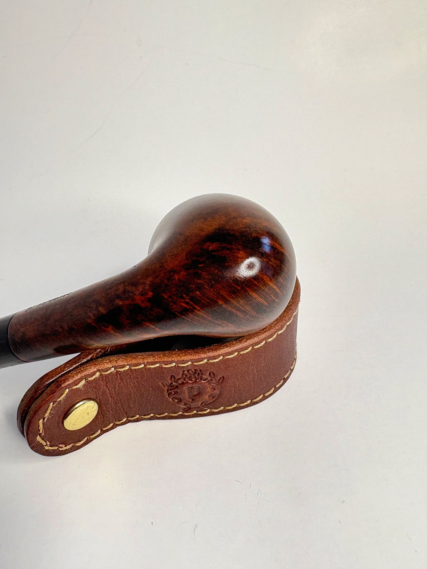 Jarl “Oil Hardened” Bent Billiard Danish Estate Pipe