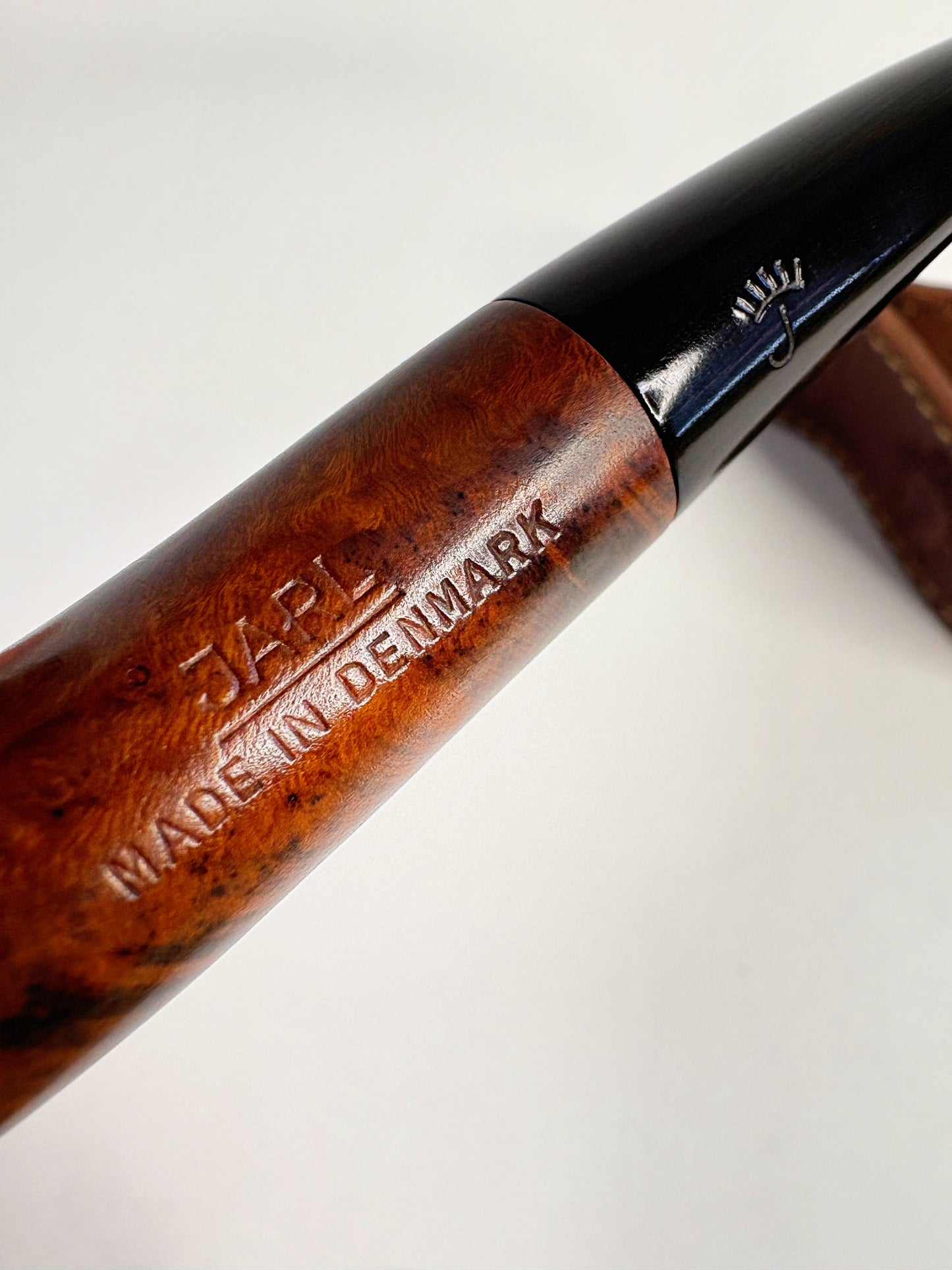 Jarl “Oil Hardened” Bent Billiard Danish Estate Pipe