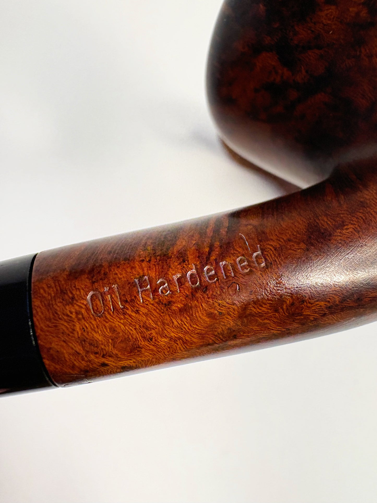 Jarl “Oil Hardened” Bent Billiard Danish Estate Pipe