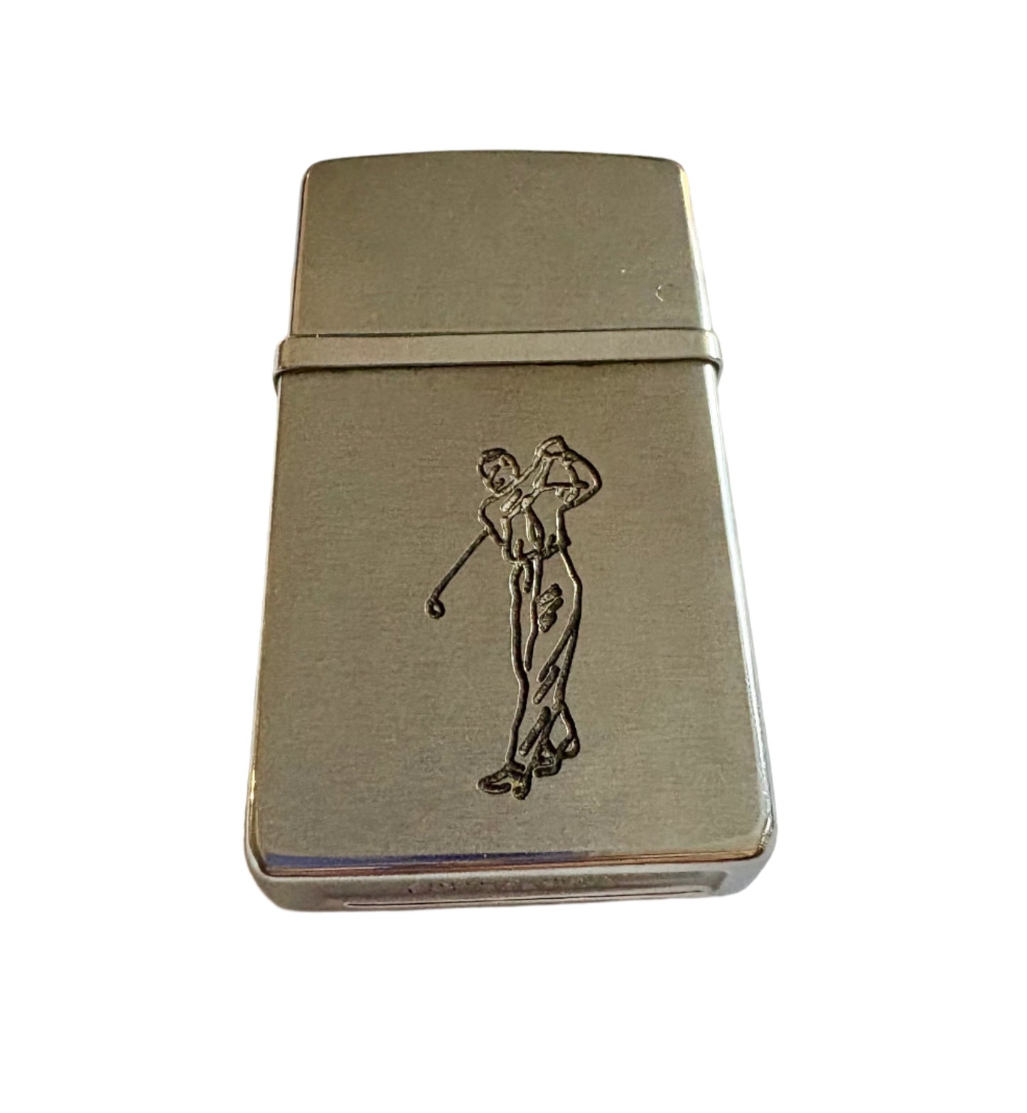 Vintage Nimrod Commander Pipe Lighter Golf Motif