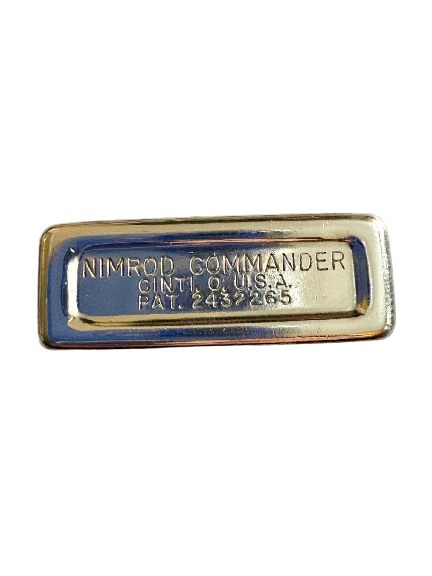 Vintage Nimrod Commander Pipe Lighter Golf Motif