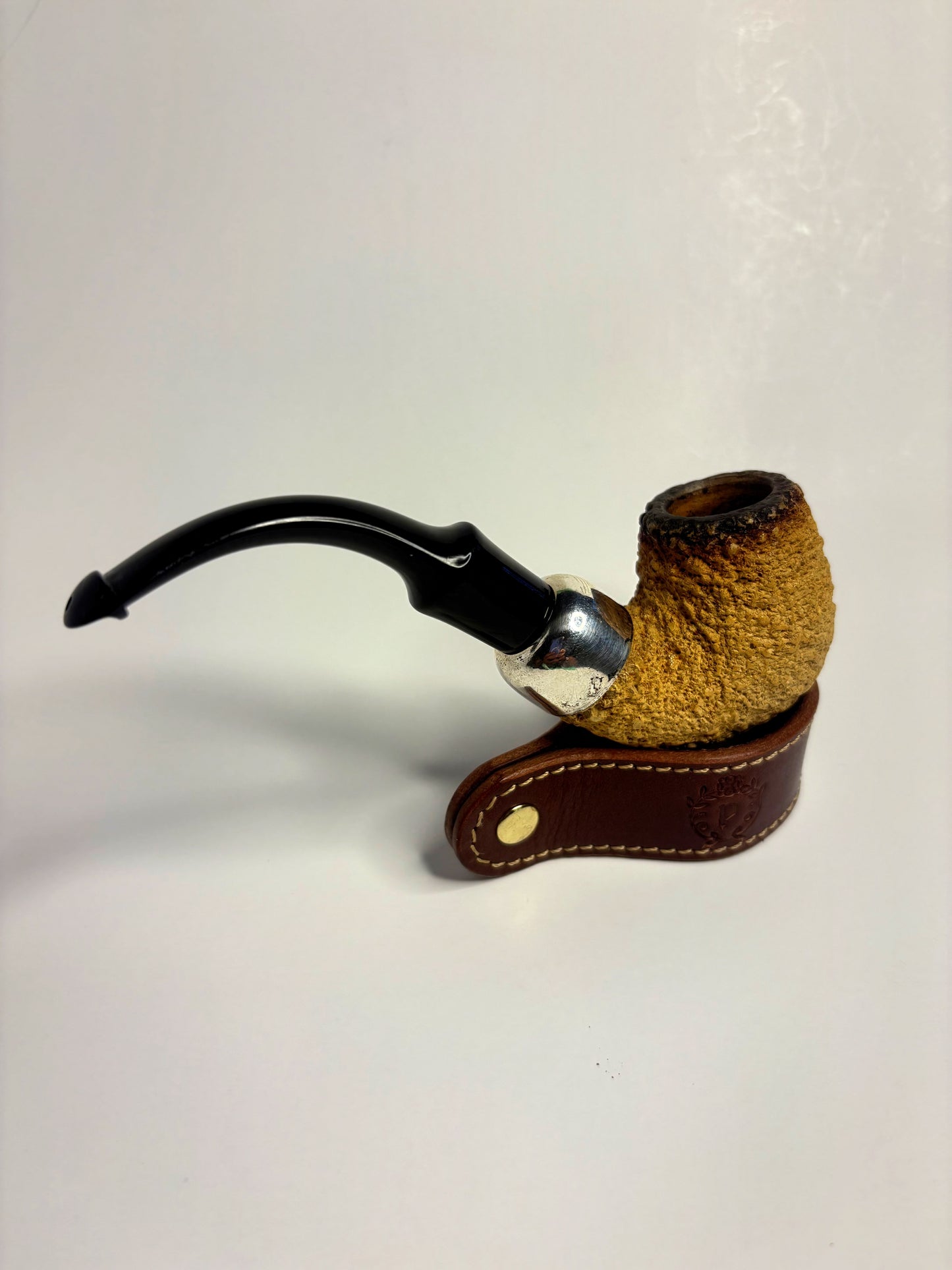 Peterson Bent Apple African Meerschaum Irish Estate Pipe