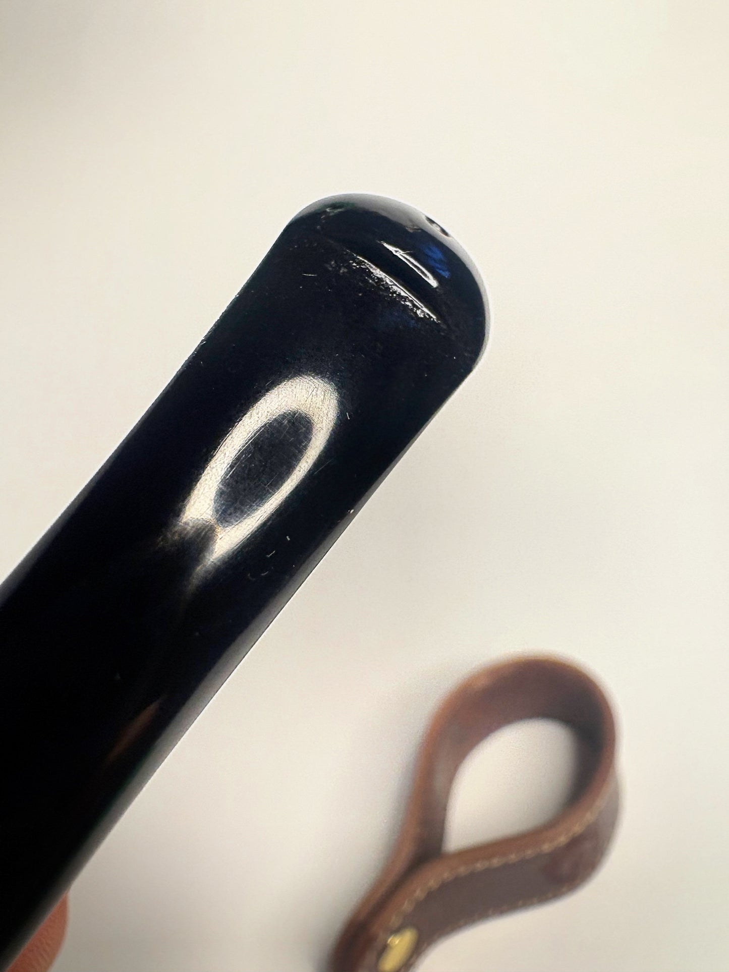 Peterson Bent Apple African Meerschaum Irish Estate Pipe