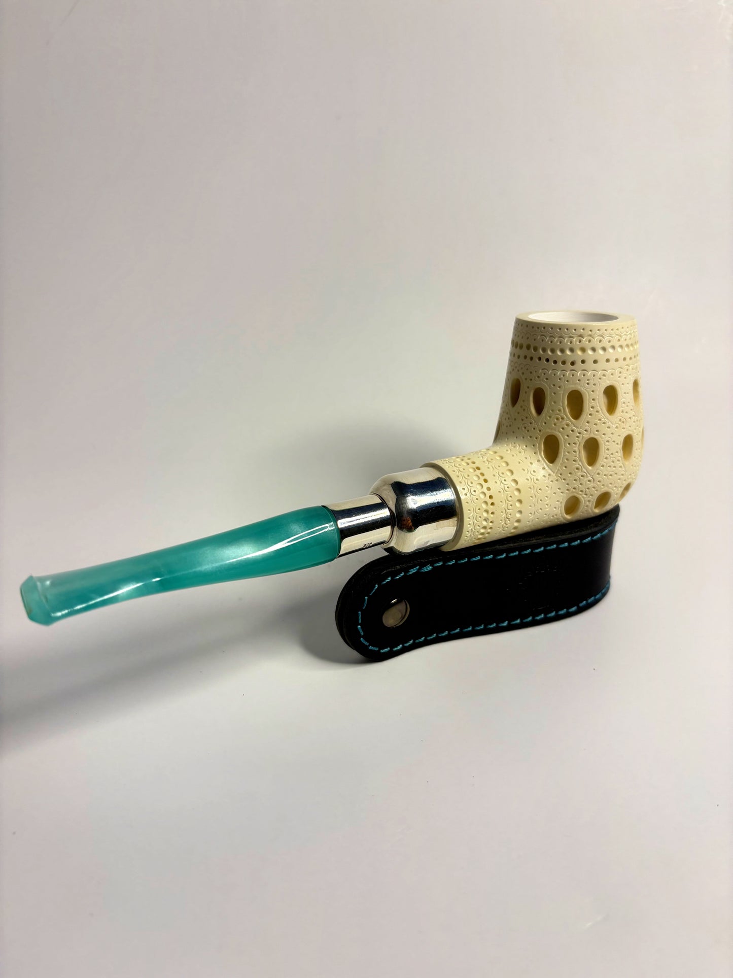 Ahmet Govem Military Mount Meerschaum Pipe