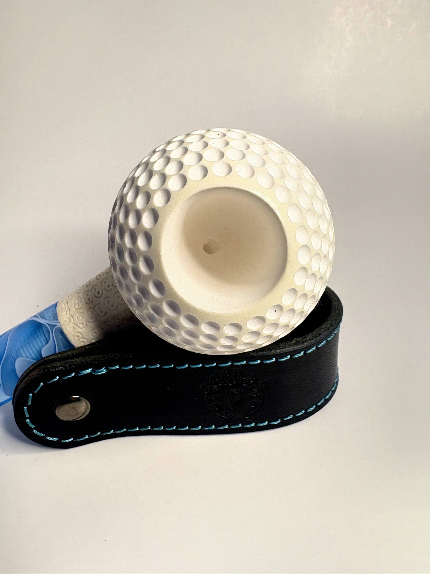 Palmyra Products x Ahmet Govem Golf Ball Meerschaum Pipe