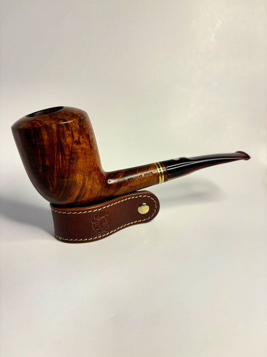 Mauro Armellini Straight Grain Billiard Italian Estate Pipe
