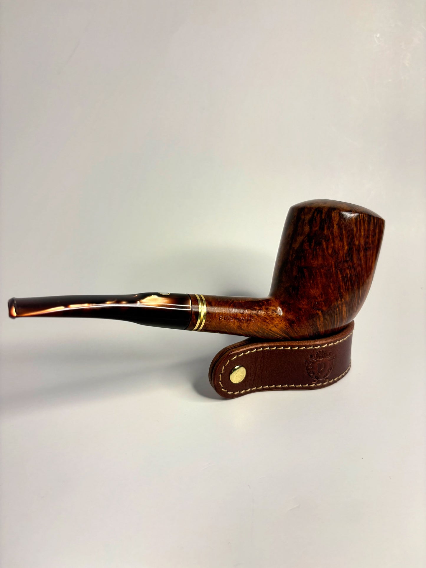 Mauro Armellini Straight Grain Billiard Italian Estate Pipe