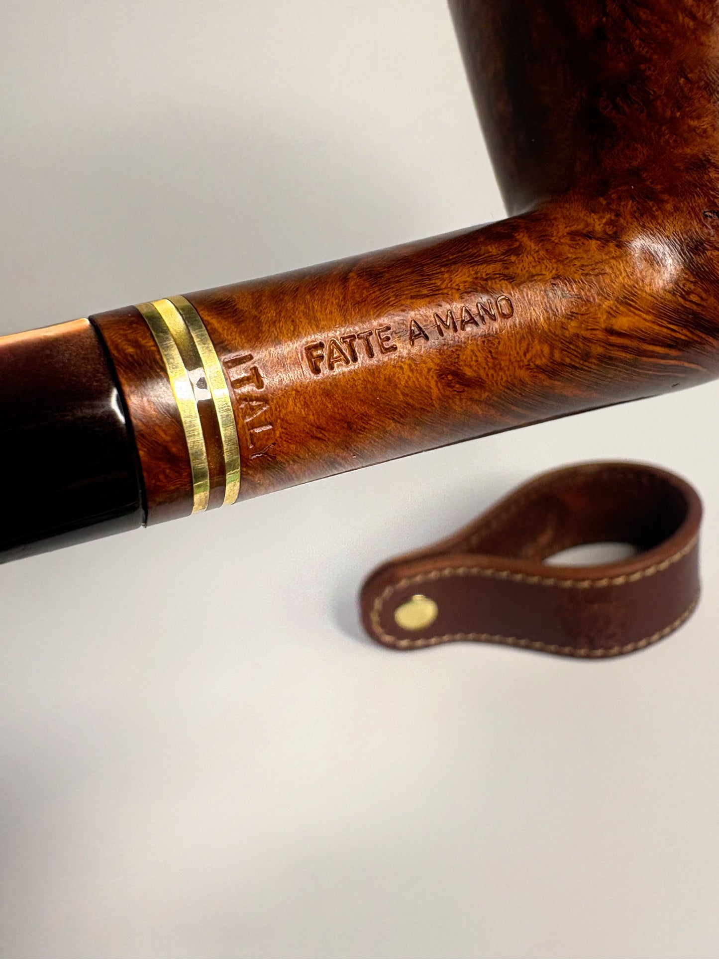 Mauro Armellini Straight Grain Billiard Italian Estate Pipe