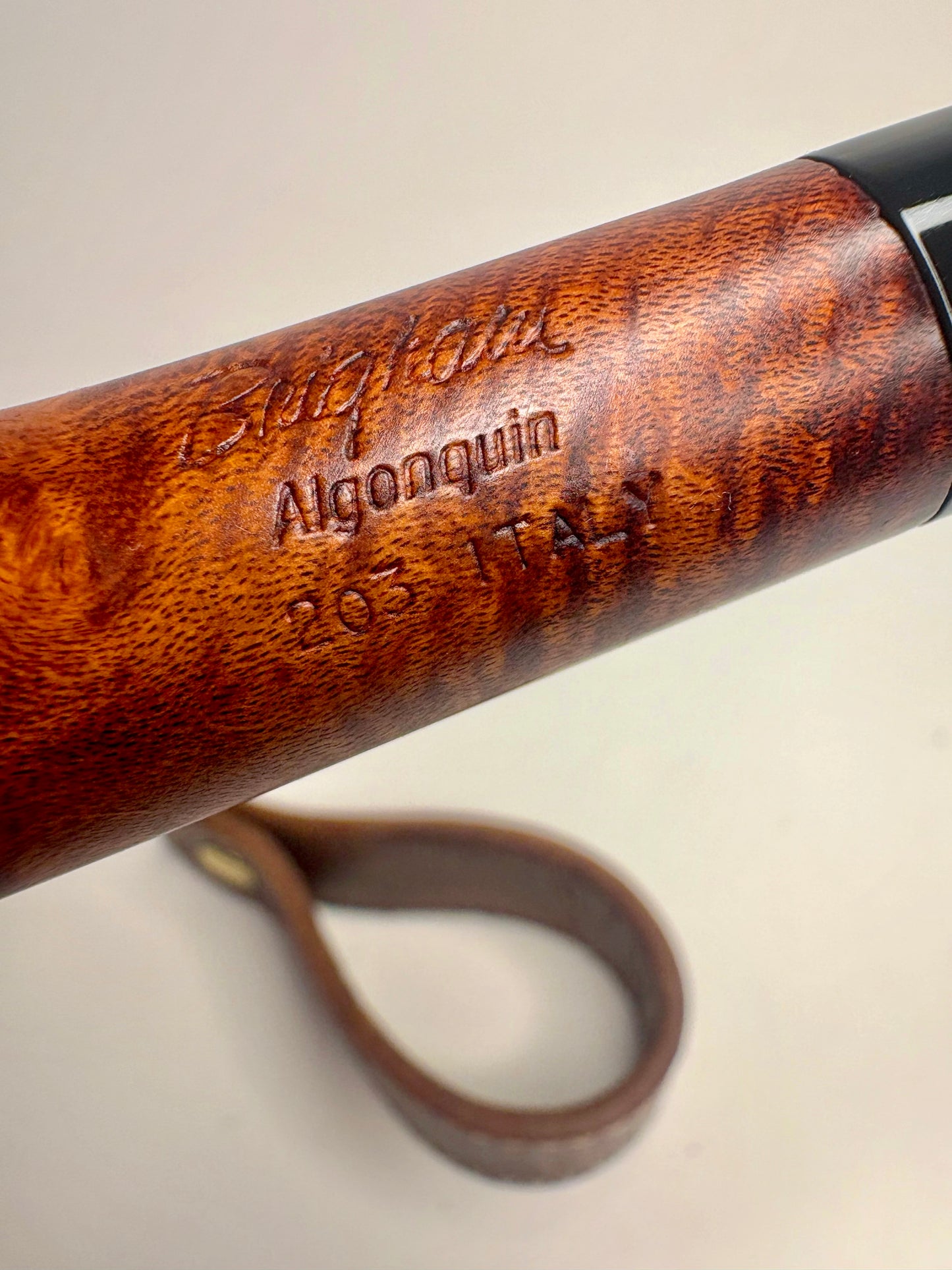 Brigham Algonquin 2 Dot no.203 Billiard Canadian Estate Pipe