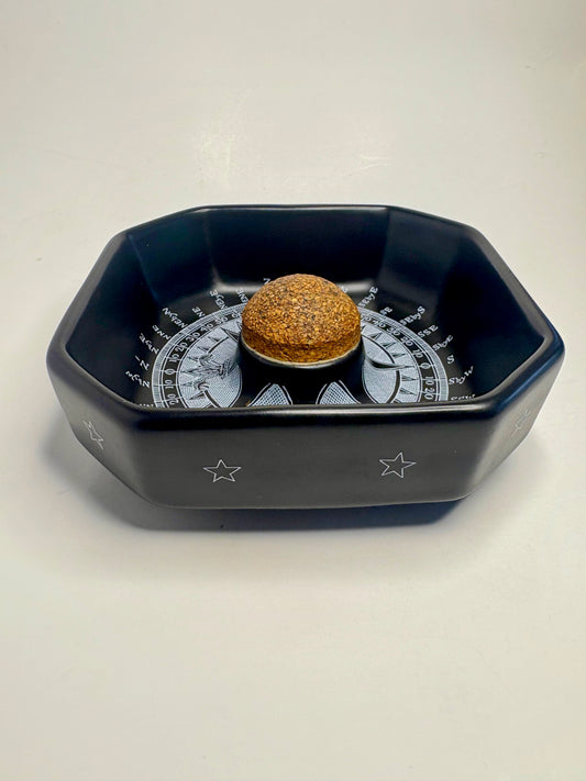 Dunhill Compass Motif Ceramic Ashtray 1950s-1960s