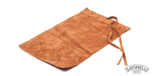 Savinelli Vintage Velvet Roll-up Bag Hazelnut