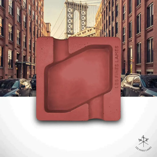 LES FINES LAMES - DYAD - Cendrier à cigares en béton - Rouge