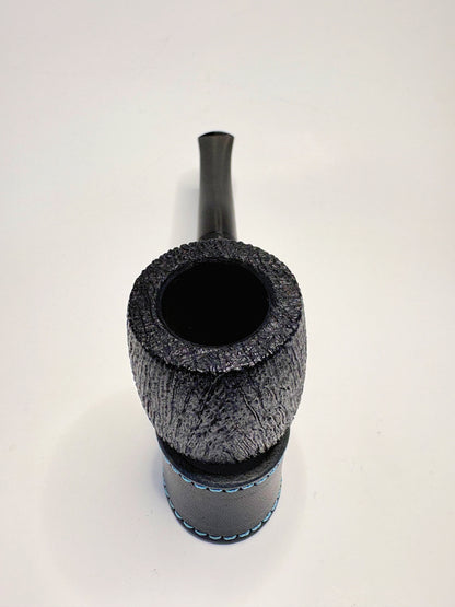 Savinelli for Birks no.128 Sandblast Billiard – Special Canadian Retailer Edition, Unsmoked 1970s