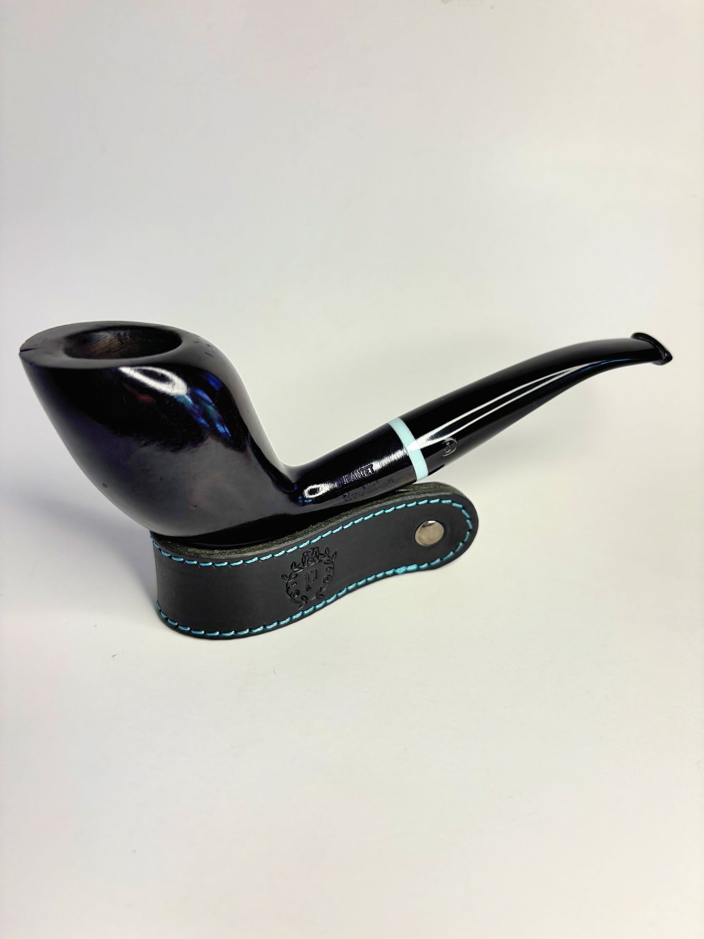 Jeantet “Evolution” Modern Bent Billiard French Estate Pipe