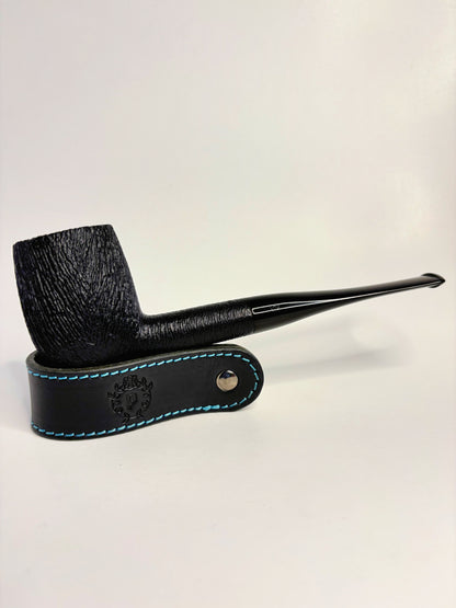 Savinelli for Birks no.128 Sandblast Billiard – Special Canadian Retailer Edition, Unsmoked 1970s