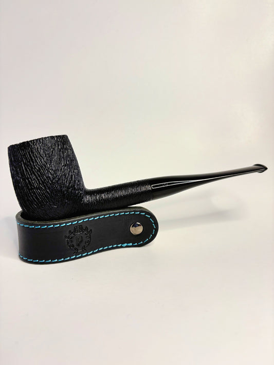 Savinelli for Birks no.128 Sandblast Billiard – Special Canadian Retailer Edition, Unsmoked 1970s