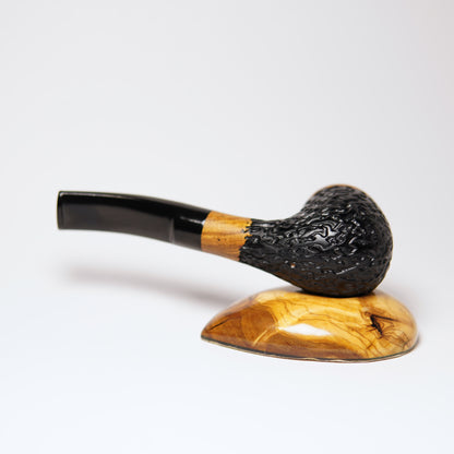 NOS Savinelli Partially Rusticated 9mm Filter Pipe