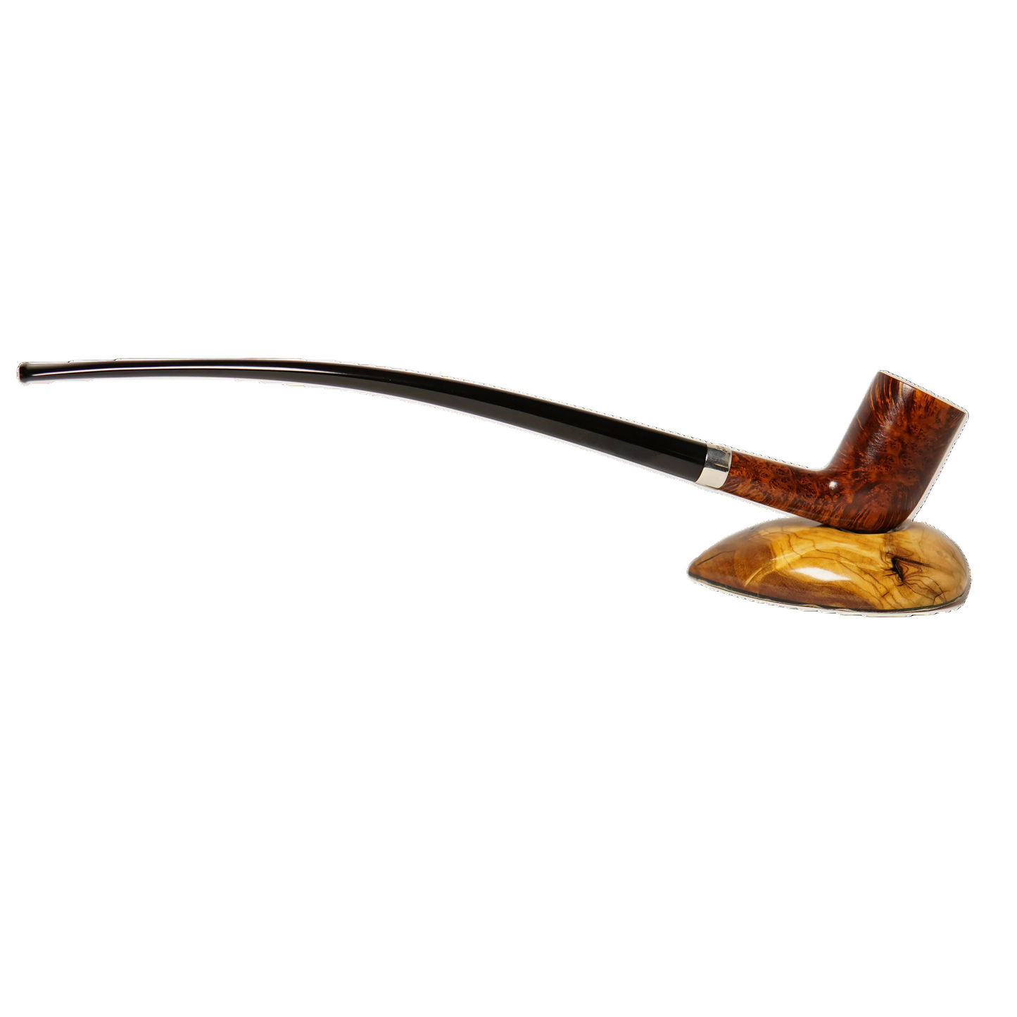 Peterson Sterling Silver Band Churchwarden Pipe