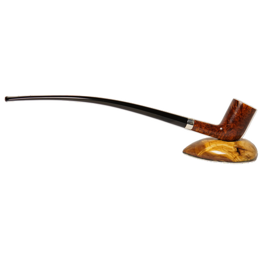 Peterson Sterling Silver Band Churchwarden Pipe