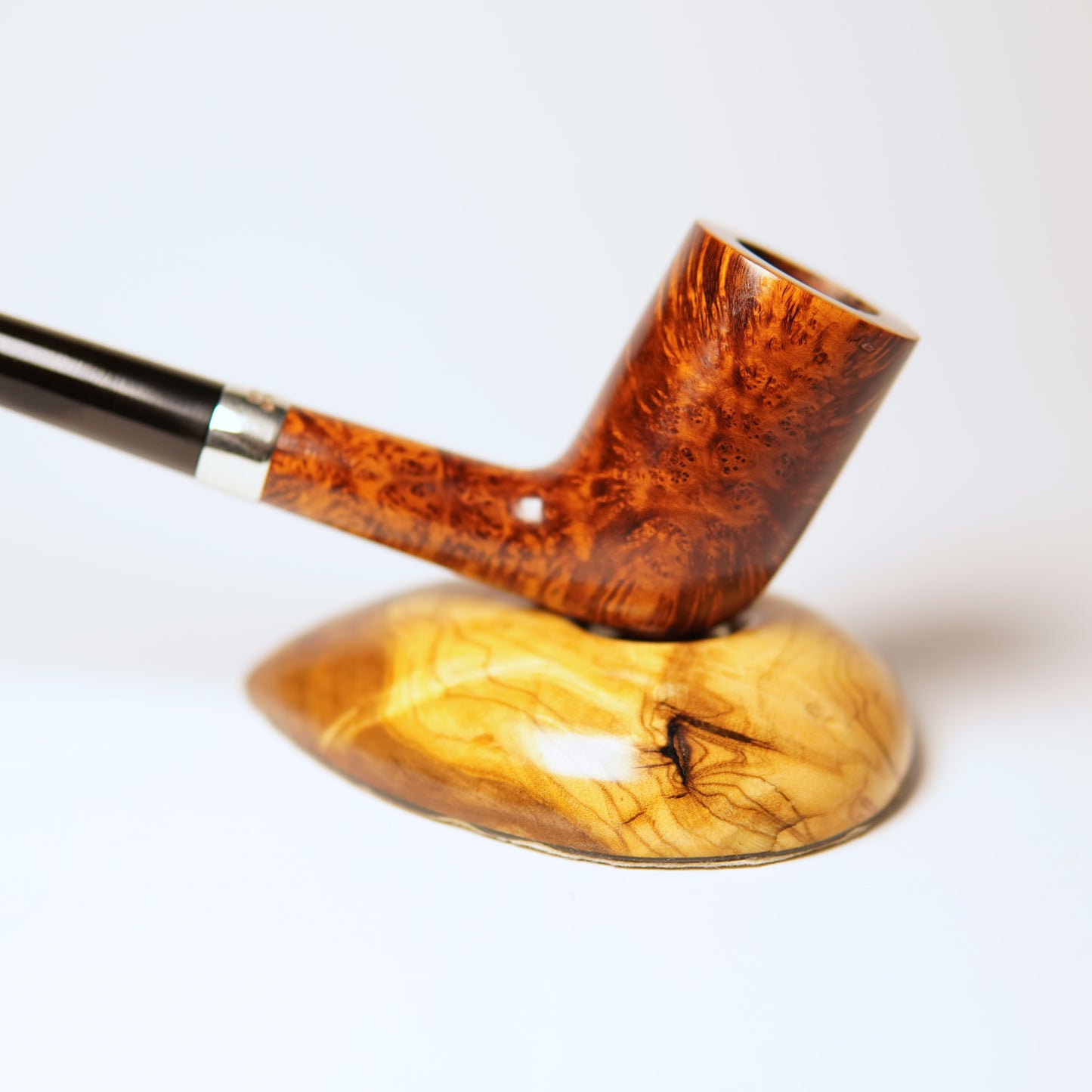 Peterson Sterling Silver Band Churchwarden Pipe
