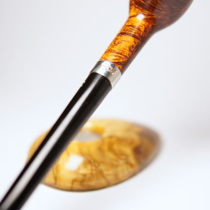 Peterson Sterling Silver Band Churchwarden Pipe