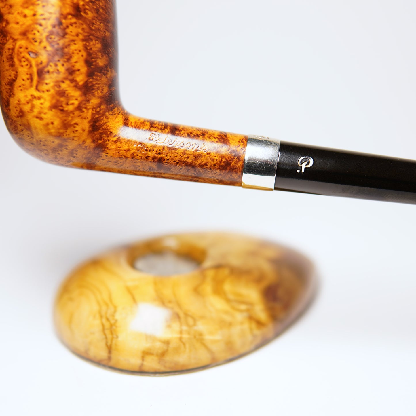 Peterson Sterling Silver Band Churchwarden Pipe