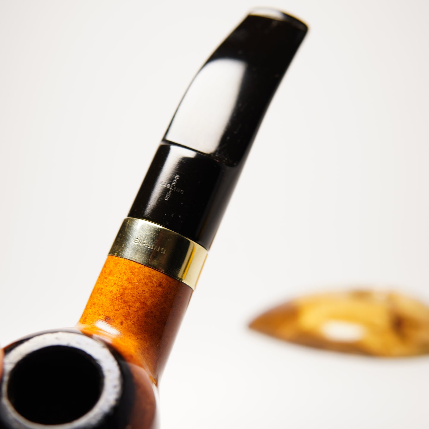 Barling Meerschaum Bent Author Pipe