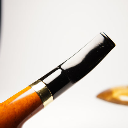 Barling Meerschaum Bent Author Pipe