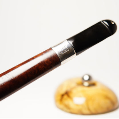 Peterson London Made Silver Band Billiard (50's-60's) pipe