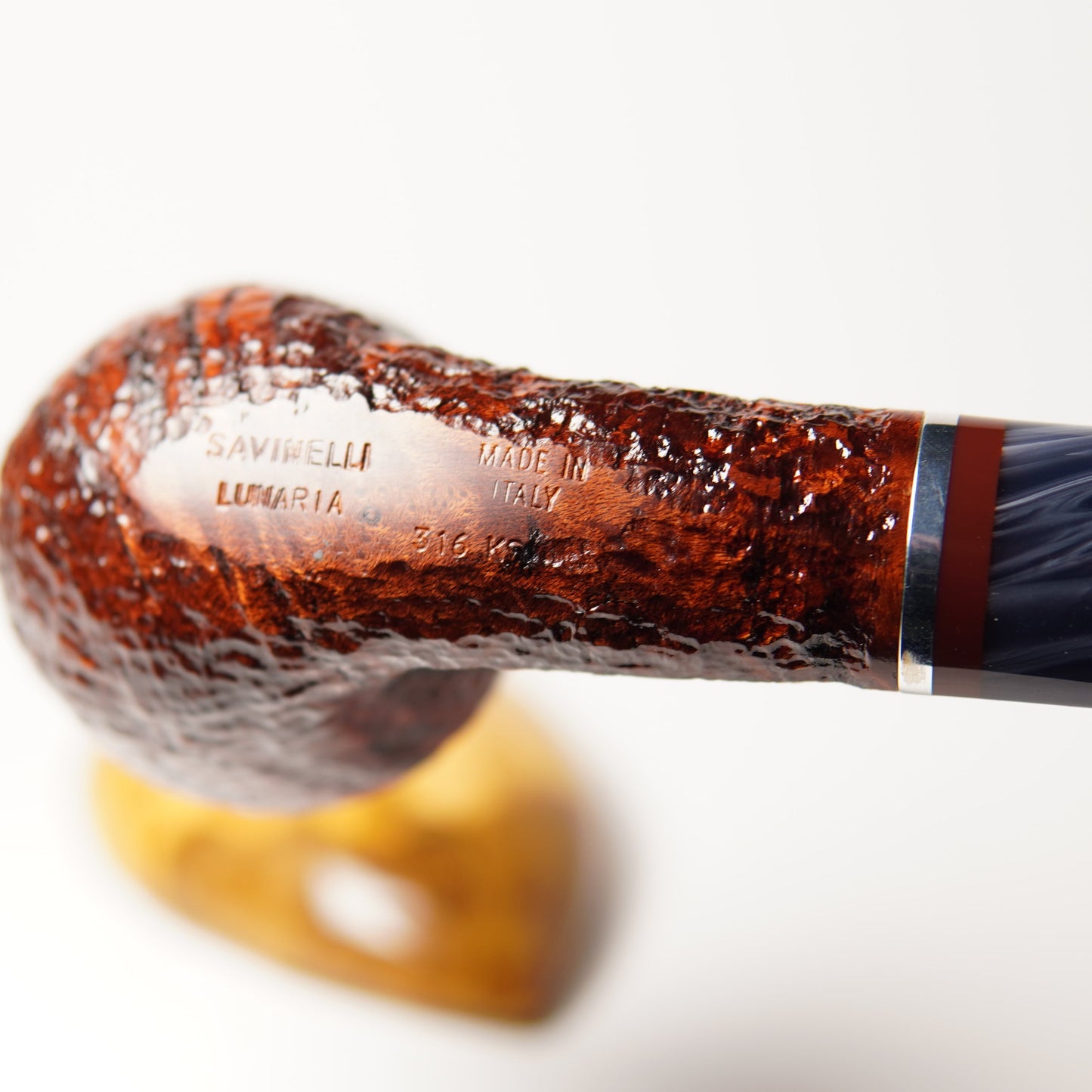 Savinelli Lunaria Rusticated 316 KS (6mm filter)