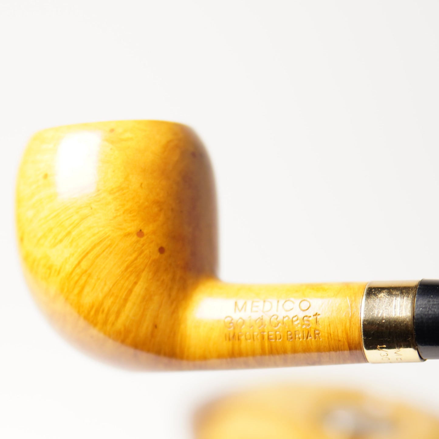 NOS Medico Gold Crest 30 14K Band Pipe