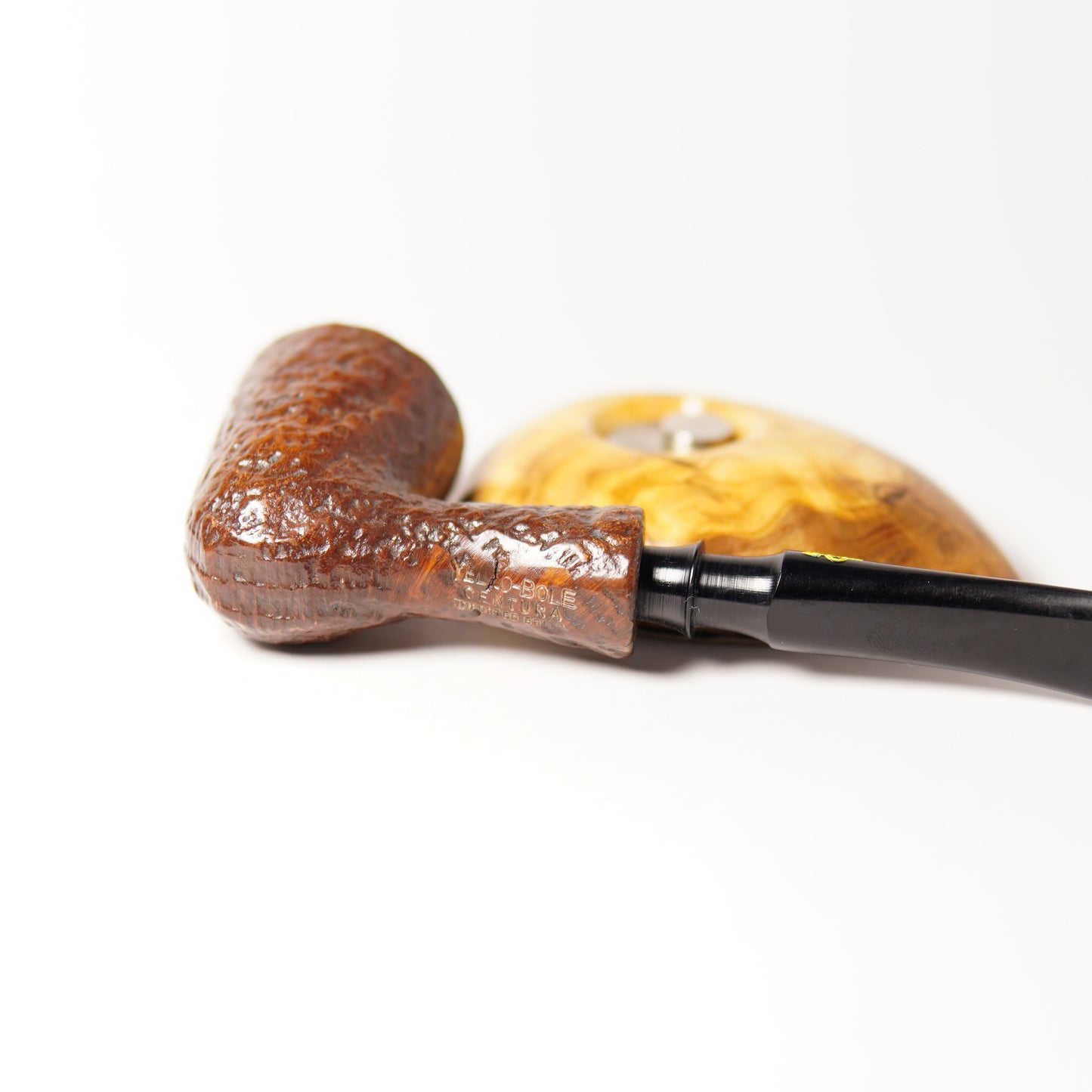 NOS Yello-Bole Centura Rusticated Pipe