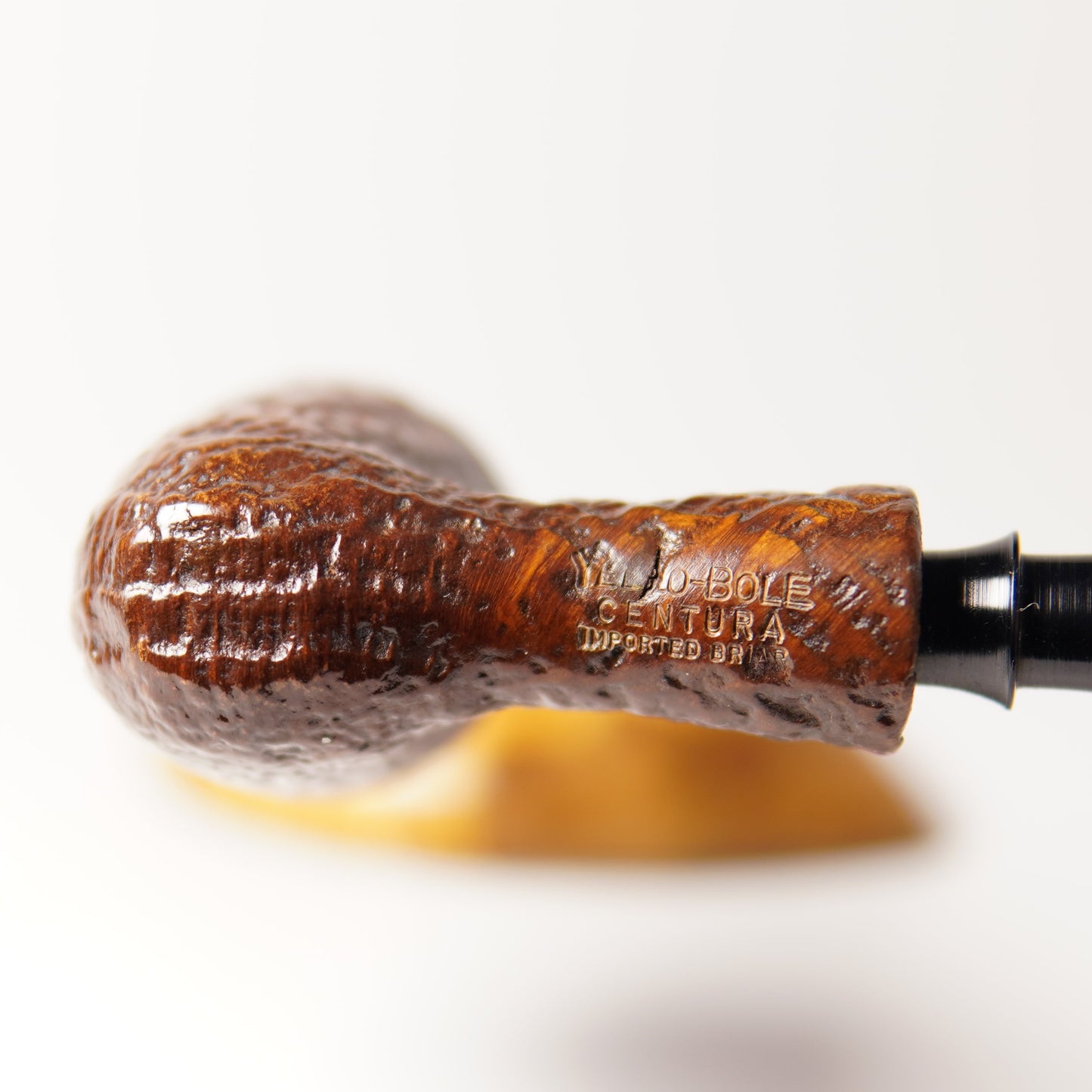 NOS Yello-Bole Centura Rusticated Pipe