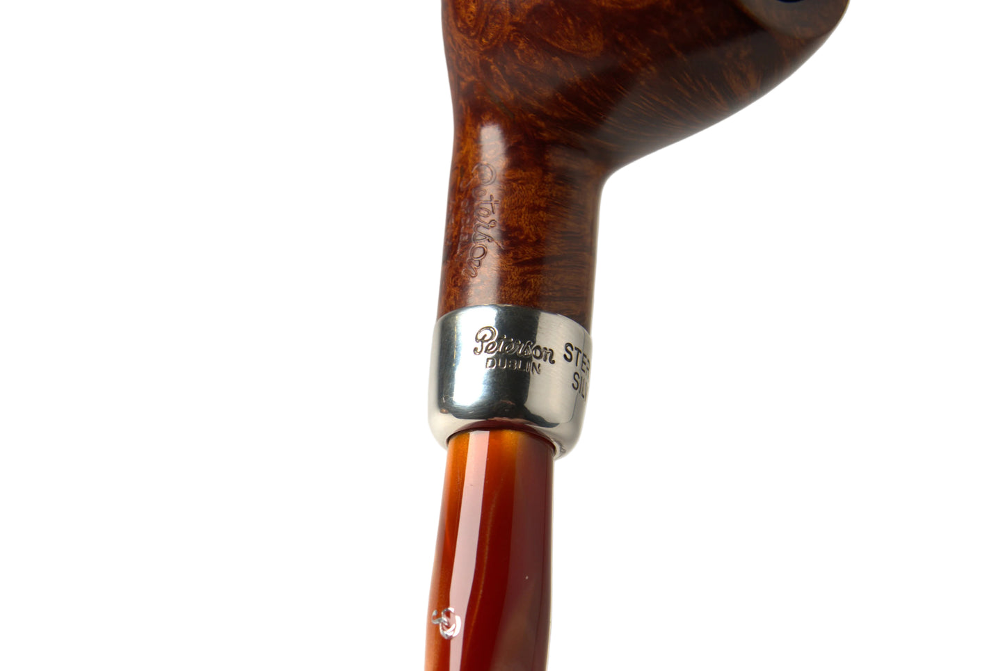 Peterson Orange Army 87 Sterling-Silver NOS Pipe