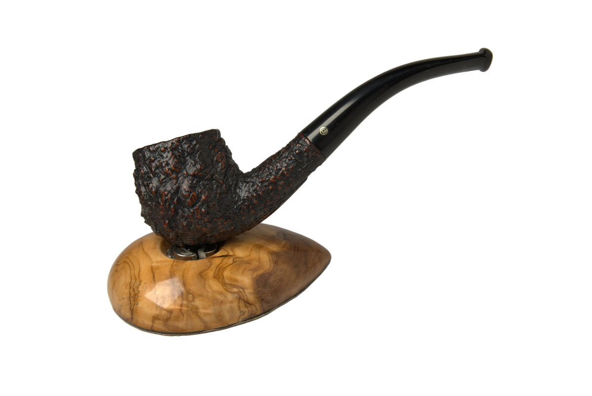 Darnell Old Briar Rusticated Bent Opera Pipe