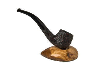 Darnell Old Briar Rusticated Bent Opera Pipe