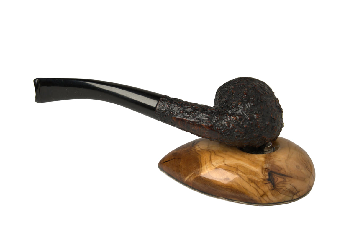 Darnell Old Briar Rusticated Bent Opera Pipe