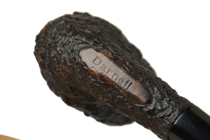 Darnell Old Briar Rusticated Bent Opera Pipe