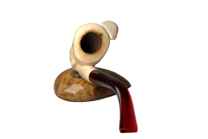 Brebbia Turkman Meerschaum Pipe with Box
