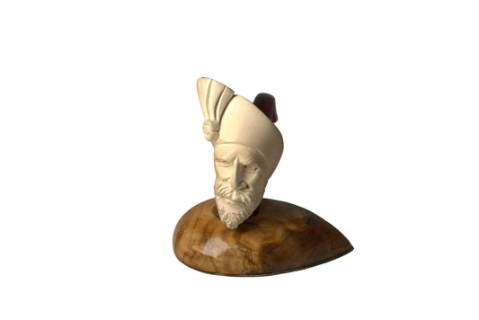 Brebbia Turkman Meerschaum Pipe with Box