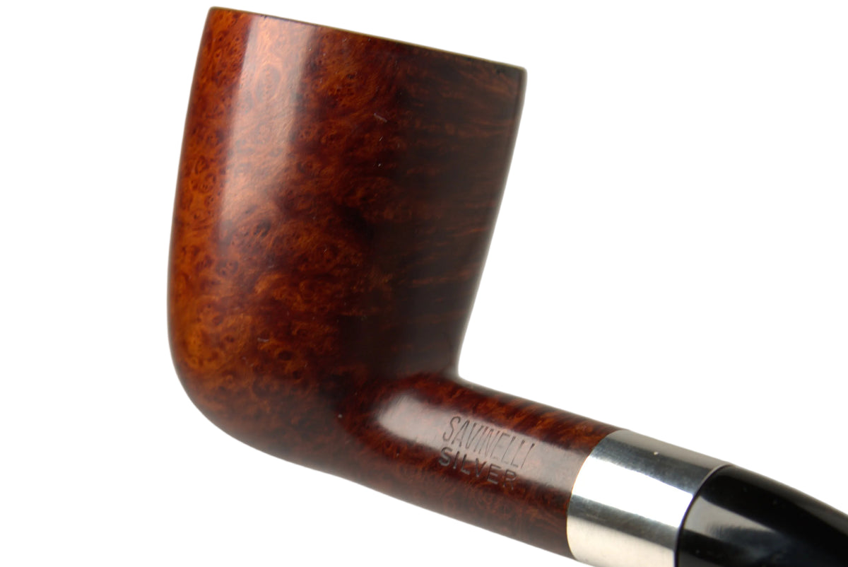 Savinelli Silver 412 KS Sterling-Mounted Dublin